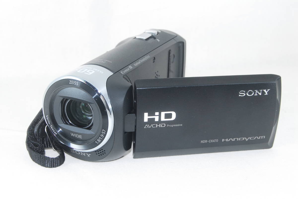 驚くべき価格 ★良品★SONY ソニー 人気のビデオカメラ♪ ブラック HDR-CX470 デジタルビデオカメラ