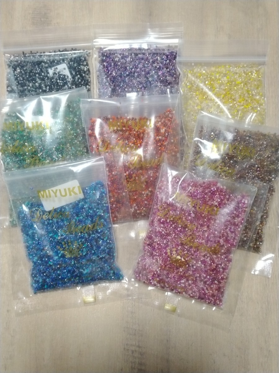 ⑲ デリカビーズMIX 8種類|PayPayフリマ ⑤2点で2800円対象商品☆デリカビーズピアス