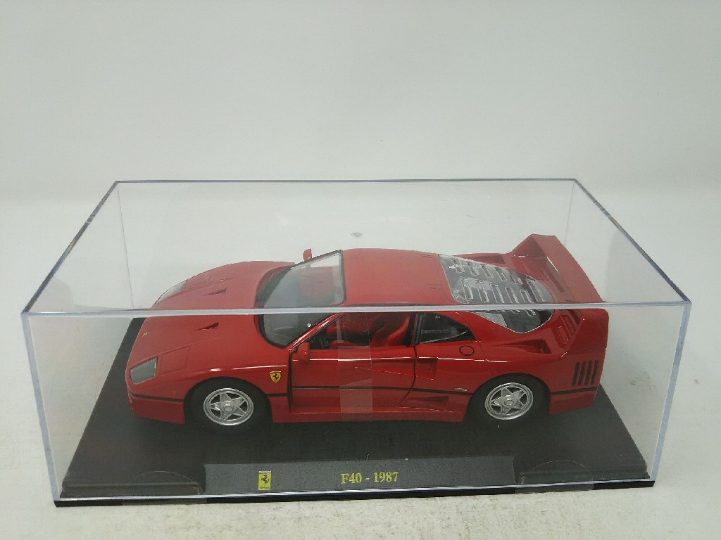 # Bburago BBurago [1/24 Ferrari F40 1987 red Ferrari collection case entering die-cast minicar ]