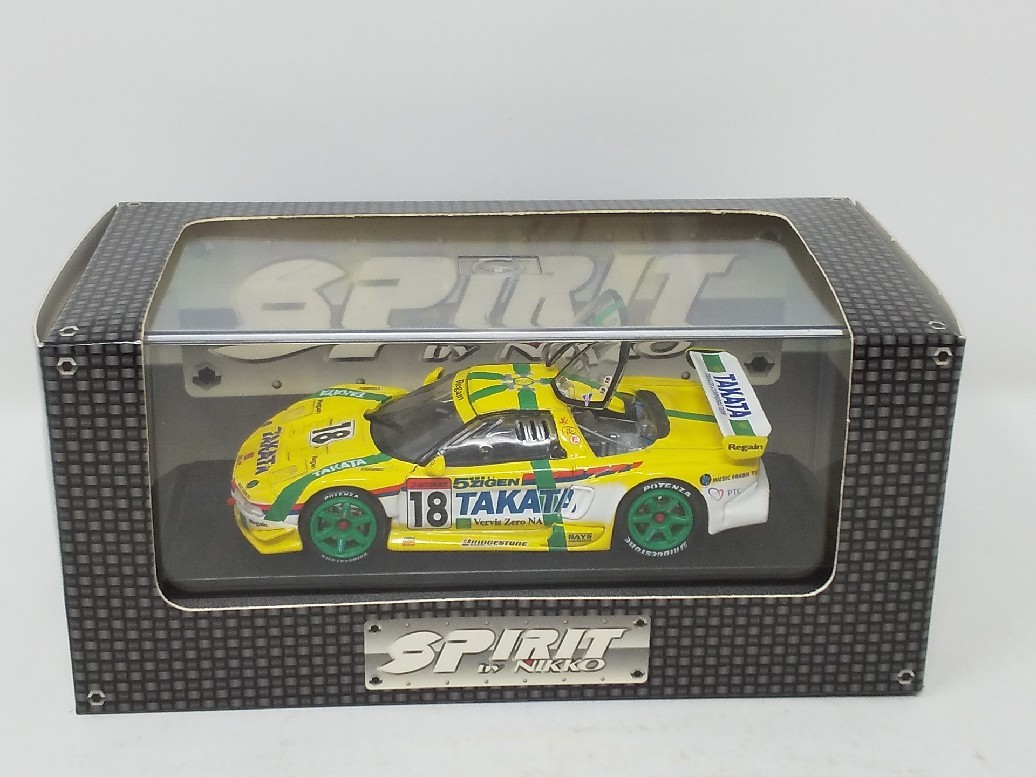 ■ SPIRIT by NIKKOスピリットbyニッコー 1/43 GT43018 TAKATA 童夢 NSX ’00 #18 (HONDA NSX JGTC モデル) ホンダ レーシングミニカー_画像6