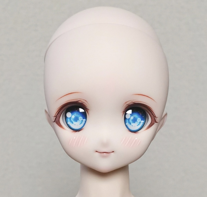 DDH-22 カスタムヘッド セミホワイト肌+カボションアイ2種