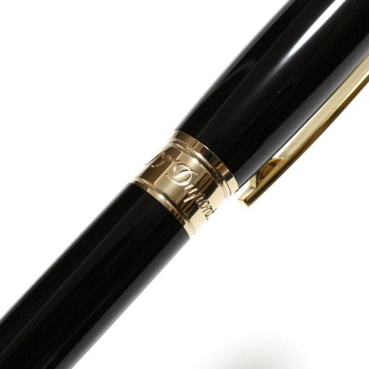デュポン S.T.DUPONT 415101L ラインD ブラックラッカー&ゴールド