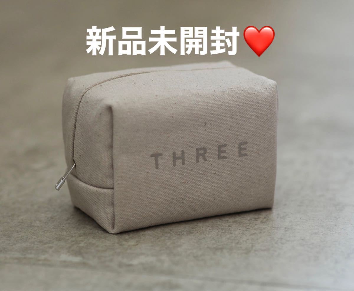 THREE スリー ミニボックス ポーチ 梅はん 阪急限定 ノベルティ THREE スリー ミニボックス ポーチ 梅はん 阪急限定 ノベルティ