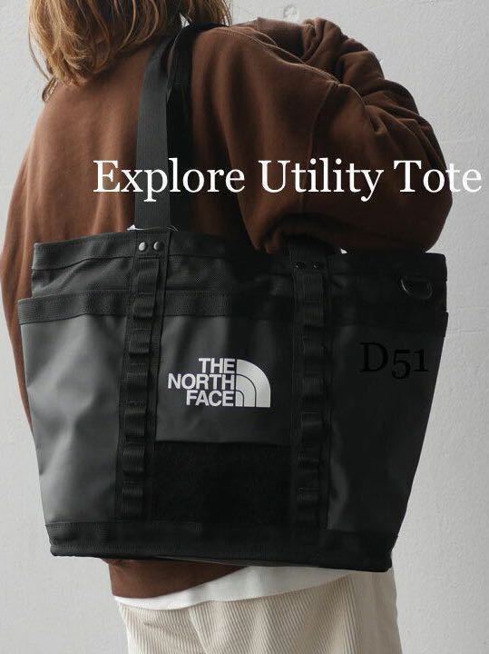 ☆送料無料☆【Explore Utility Tote】THE NORTH FACE ザ.ノースフェイス エクスプローラーユーティリティートート トートバッグ  ブラック