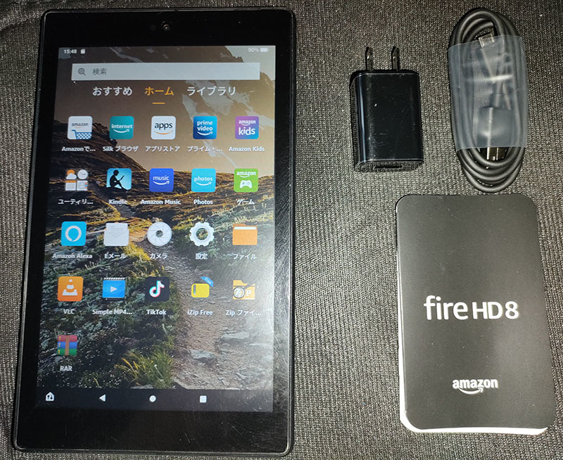 【32GB microSDカード付】Amazon kindle Fire HD 8 第8世代/16GB ★送料無料_画像1