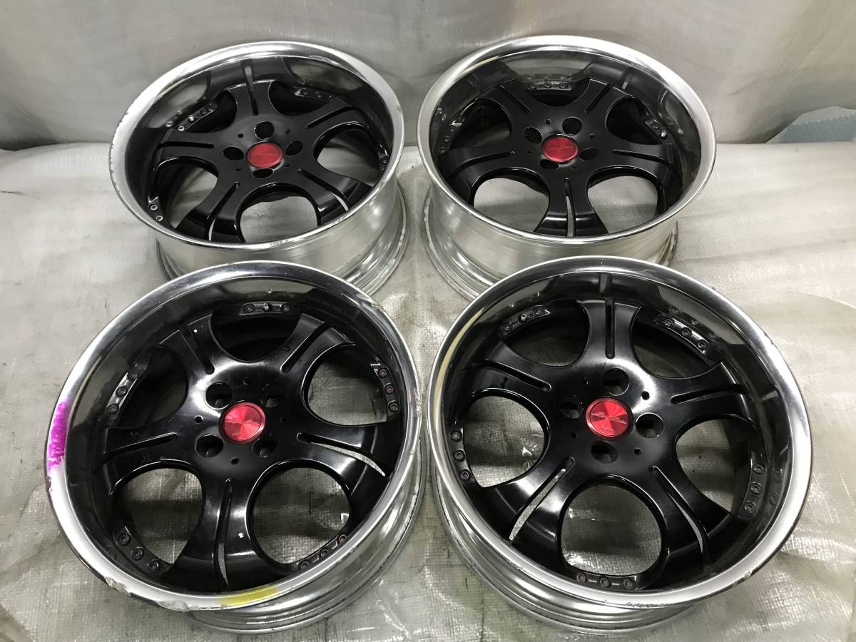 WORK Euroline ワーク ユーロライン アルミホイール 17インチ 17×7.5J +30 / 17×8.0J +25 PCD 120 4H 社外アルミ 中古 レクサス BMW 等_画像1