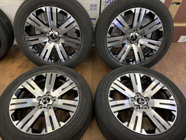 §美品!三菱 デリカD:5 純正 CV1 18X7J+38 114.3-5H ジオランダーSUV 225/55R18(225/55-18)22年製 夏 アウトランダー/クリプスクロス/RVR等_画像1