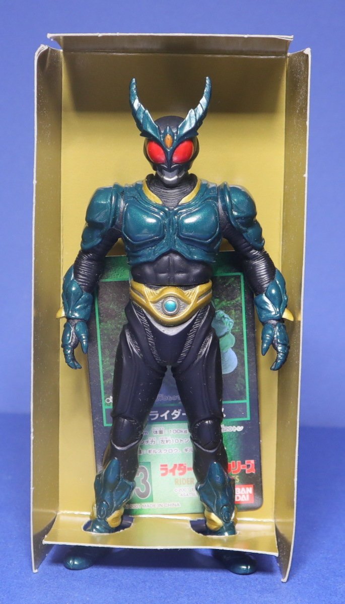 即決ライダーヒーローシリーズ 仮面ライダーギルス 2001年版 開封品　仮面ライダーアギト_画像2