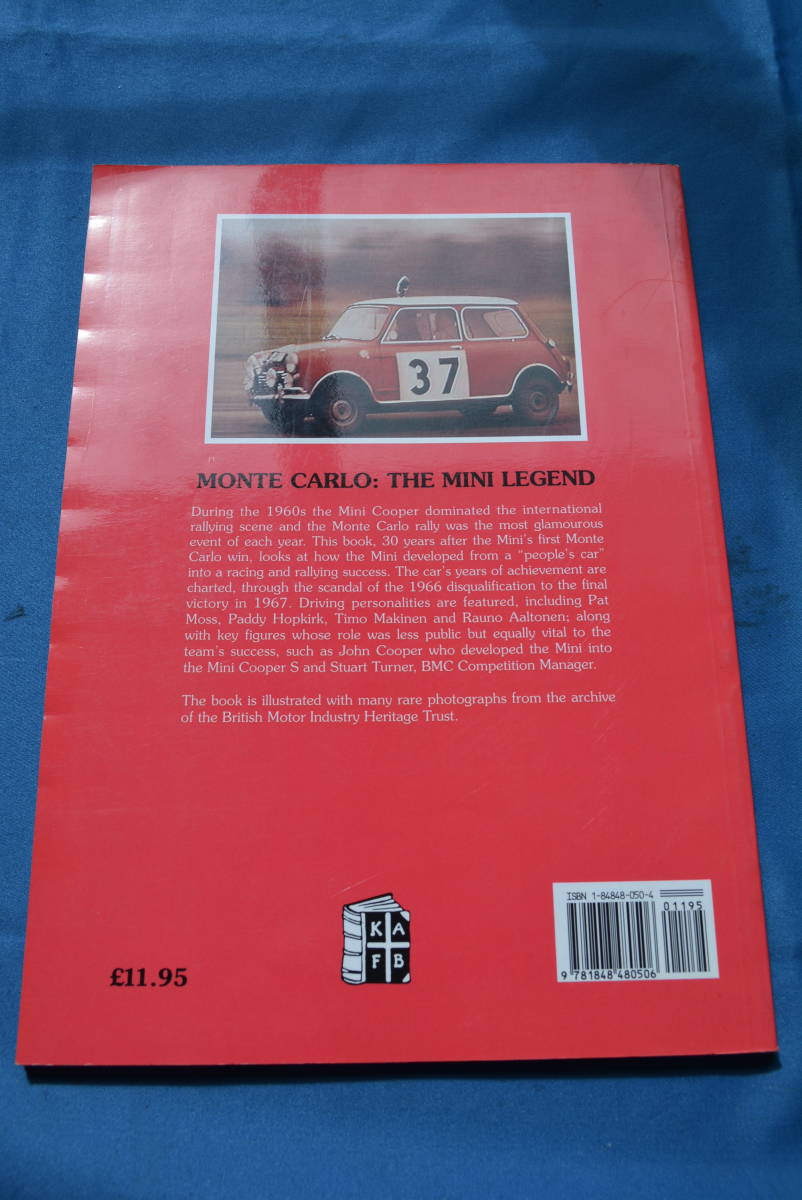 当時物 MONTE-CARLO THE MINI LEGEND  ARCHIVE ALBUM 英語版 USED品（クラッシック・ミニ / ミニクーパー））の画像4