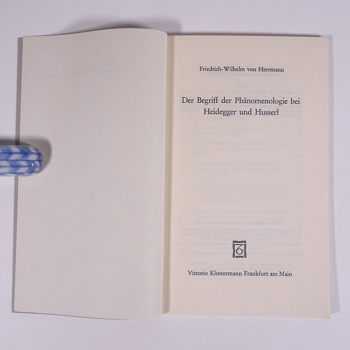 【ドイツ語洋書】 Der Begriff der Phanomenologie bei Heidegger und Husserl ハイデガーとフッサールにおける現象学の概念 1981 哲学_画像6