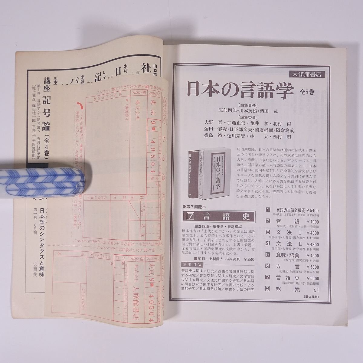 月刊 言語 No.122 1982/4 大修館書店 雑誌 社会学 言語学 特集・記号学入門 ほか_画像10