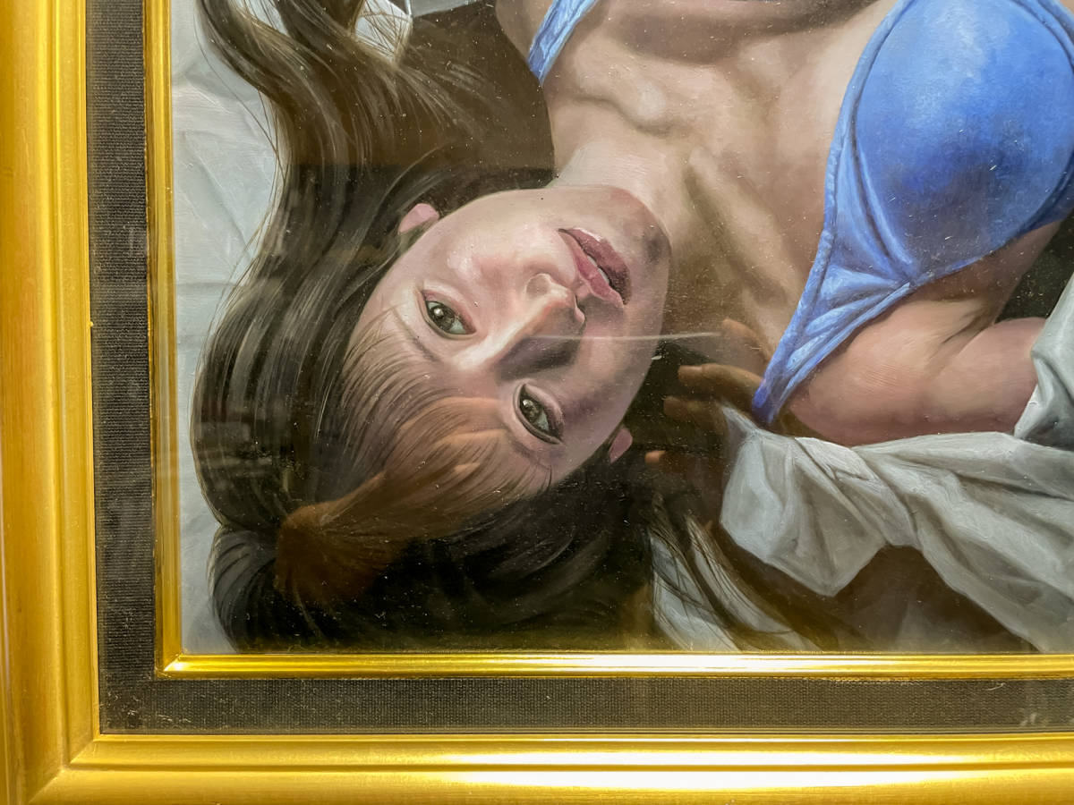 Yahoo!オークション - 新作 茅原佳介 油彩 F6号 写実絵画 額縁 Yahoo!オークション - 新作 茅原佳介 油彩 F6号 写実絵画 額縁