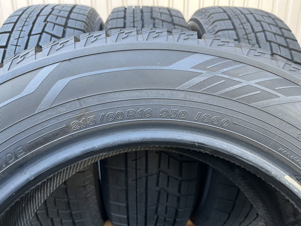 ヨコハマ アイスガード iG60 215/60R16 4本セット 21年製 ほぼ新品