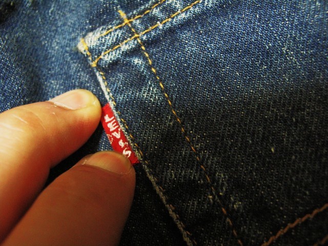 W30 相当 濃紺 60s オリジナル ビンテージ LEVIS 501 BIG E インディゴ