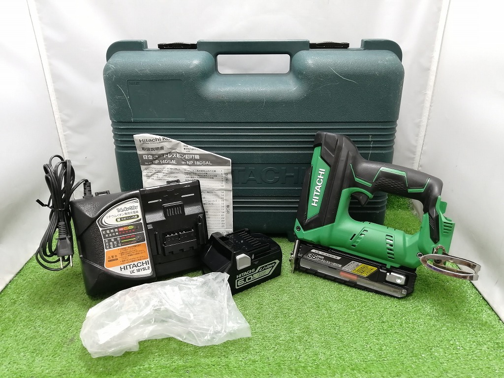 HITACHI 日立工機 18V コードレスピン釘打機 NP18DSAL | www