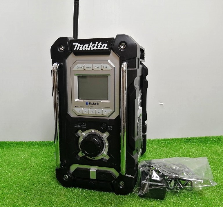 makita マキタ 10.8V 14.4V 18V 充電式ラジオ WFM Bluetooth対応 現場