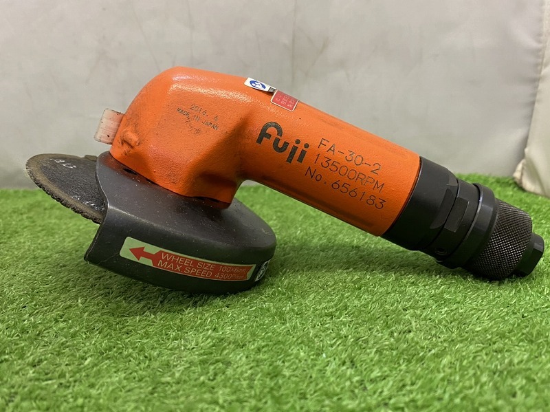未使用 長期保管品 Fuji フジ 不二空機 100mm アングルグラインダ FA