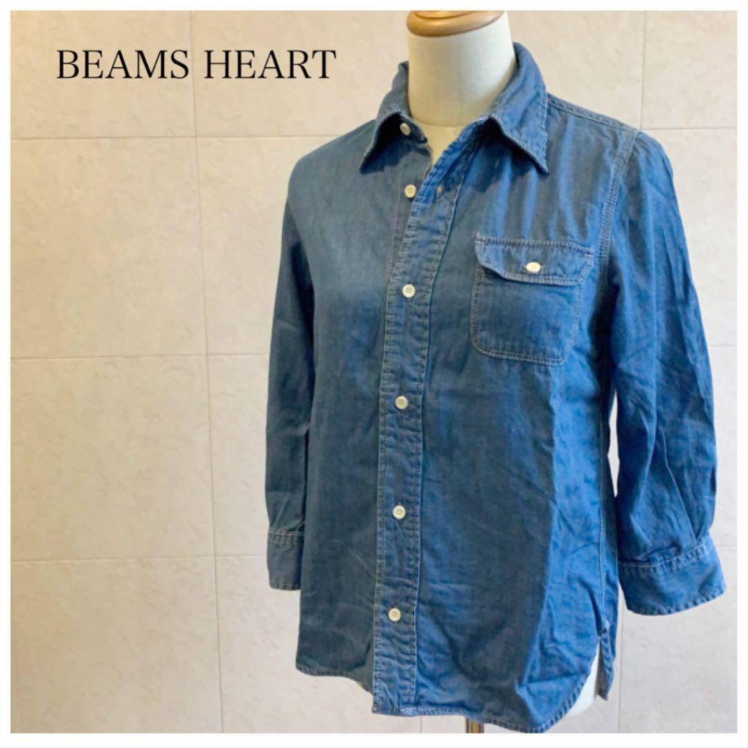 BEAMS HEART デニムシャツ 48