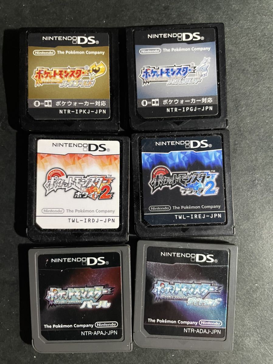 ニンテンドーDS ソフト ポケットモンスター 6種セット ハートゴールド