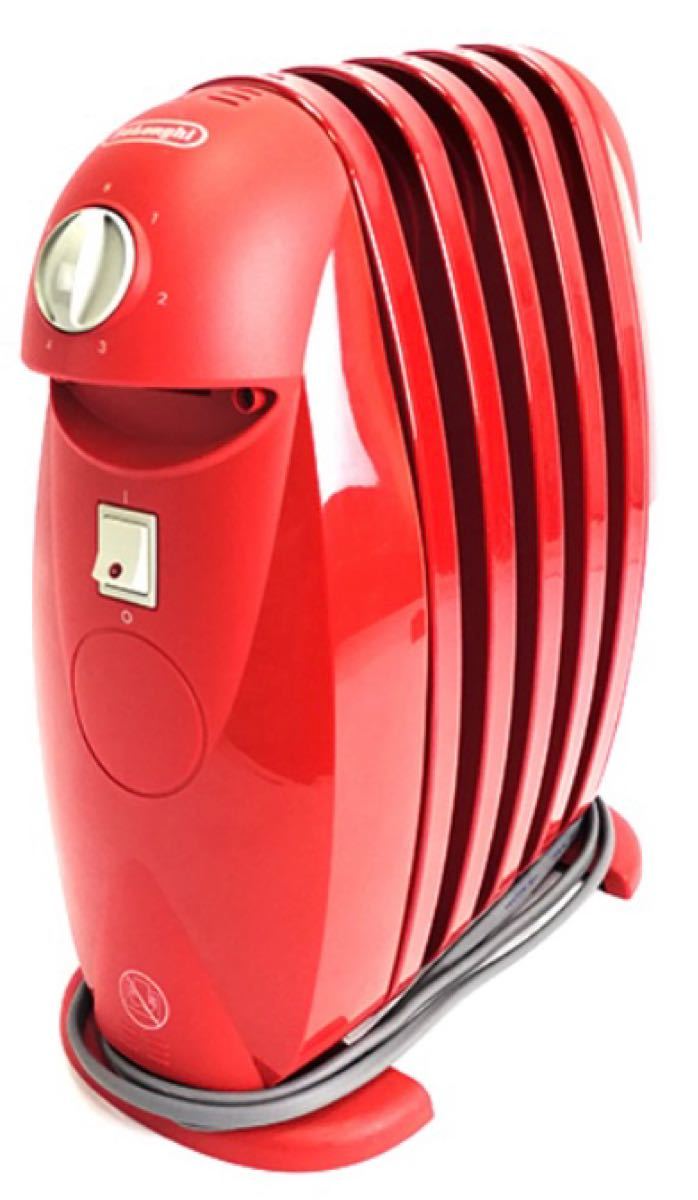 レア】DeLonghi ミニ オイルヒーター TRN0505JS-R 500W レッド レア】DeLonghi ミニ オイルヒーター TRN0505JS-R 500W レッド