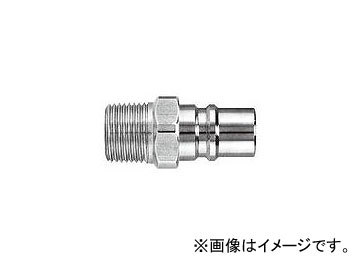 日東工器 金型カプラ（大流量タイプ） プラグ PM型（めねじ取付用） K4-04PM_画像1