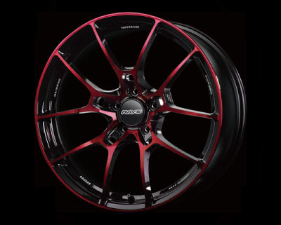 レイズ RAYS VOLK DC C RACING ボルドーレッドクリア 20インチ×10J