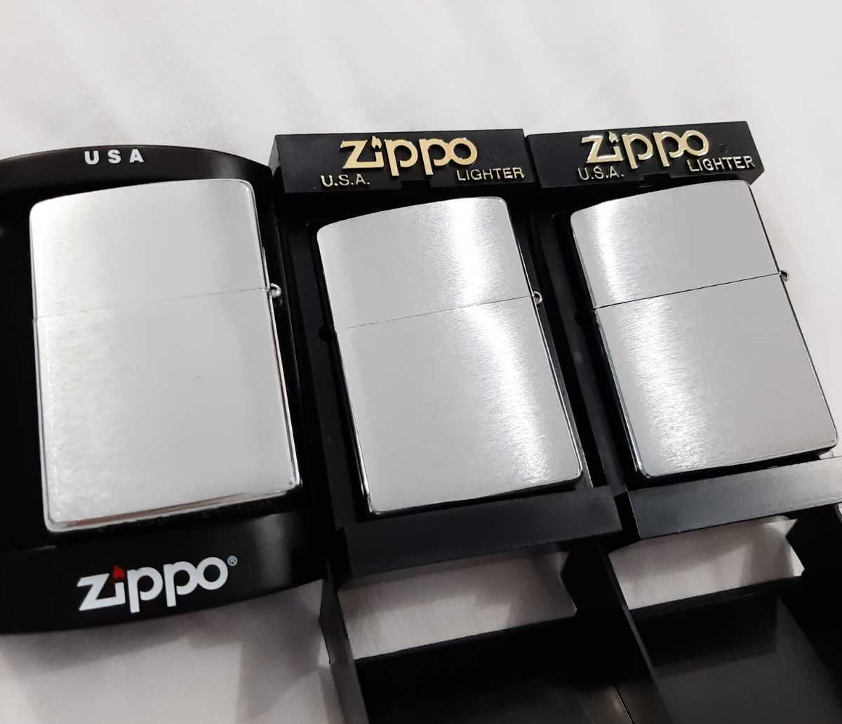 熊出没注意 ZIPPO 3個セット オリジナル缶ケース付き 未使用品 北海道 2004年_画像3