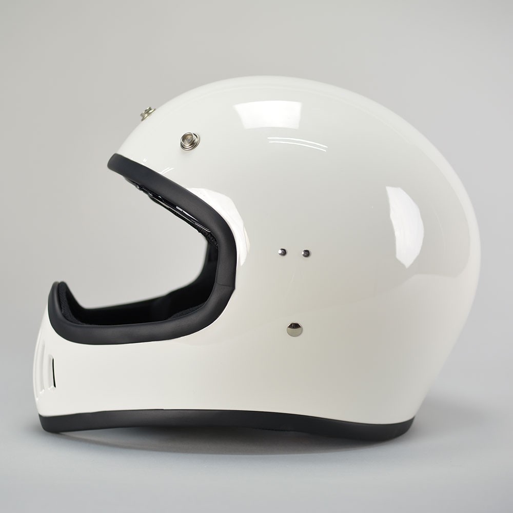 GT503 ビンテージ ヘルメット オフロード 族ヘル フルフェイス GT-503 ノスタルジック ヘルメット ホワイト_画像4