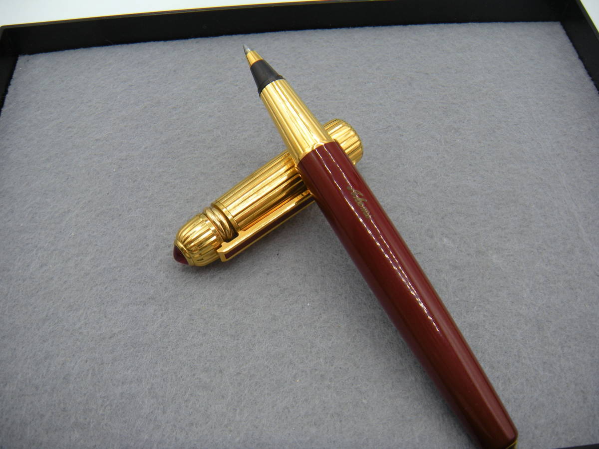 Cartier カルティエ 万年筆 トリニティ ボルドー ペン先750 18K 新しい