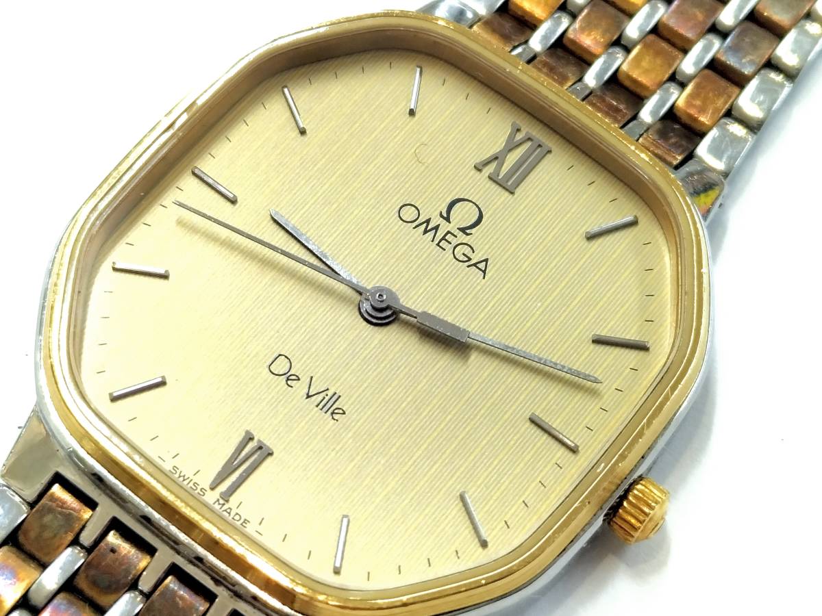 OMEGA オメガ DE VILLE デビル Cal.1417 クオーツ QUARTZ メンズ腕時計