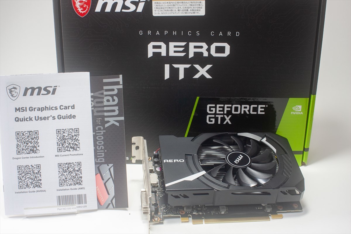 msi GeForce GTX 1650 AERO ITX ４G OCV1 動作良好-–日本Yahoo!拍賣