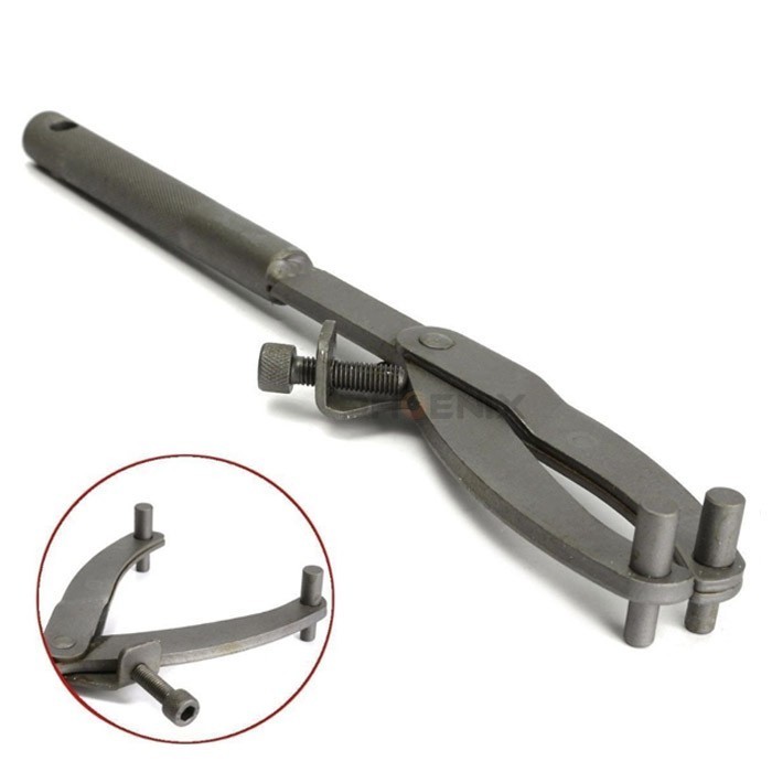 ユニバーサルホルダーツール Y型 プーリーホルダー フライホイールレンチ 工具 プーリー クラッチ 空回り防止 強化版 ユニバーサルホルダー Y型 バイク フライホイール プーリーバイク 工具