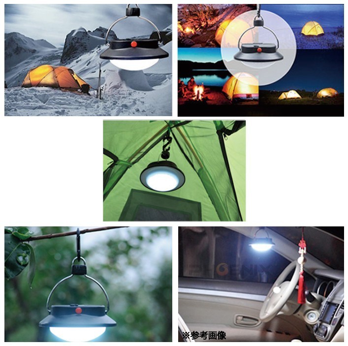 LED ランタン 明るい おしゃれ コンパクト アウトドア キャンプ テント ライト 60LED ３段階調光 スポットライト 釣り_画像6