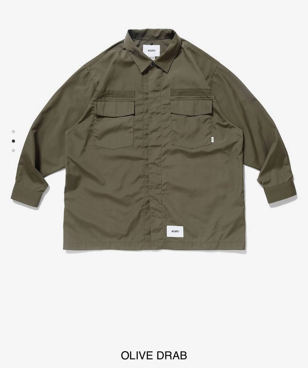  22AW WTAPS HUEY LS ダブルタップス オリーブ OLIVE DRAB 02_画像1