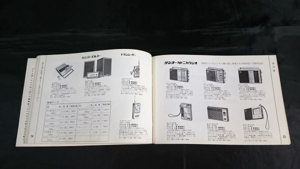 『SANYO(サンヨー)全製品カタログ1968-2』1968年10月/テレビ/ステレオ(OTTO)/テープレコーダー/ラジオ/冷蔵庫/洗濯機/掃除機/扇風機/暖房機_画像5