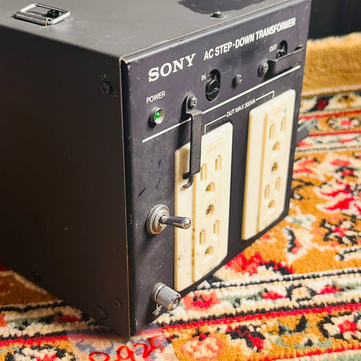 (P-925) Sony Sony AC STEP-DOWN TRANSFORMER VR-10 понижающий трансформатор источник питания trance 