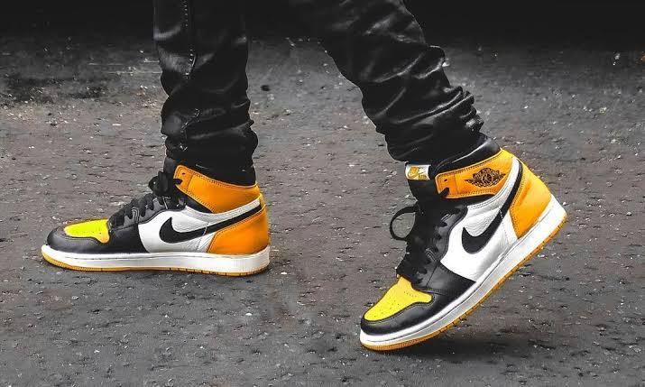 29cm NIKE AIR JORDAN 1 RETRO HIGH OG TAXI Yellow Toe ナイキ エア