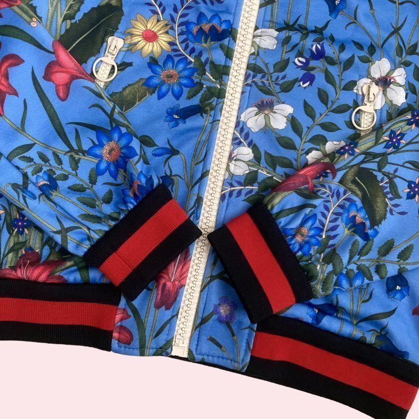 未使用】GUCCI グッチ スパンコール刺繍 フローラル 花柄 フリル 未使用】GUCCI グッチ スパンコール刺繍 フローラル 花柄 フリル