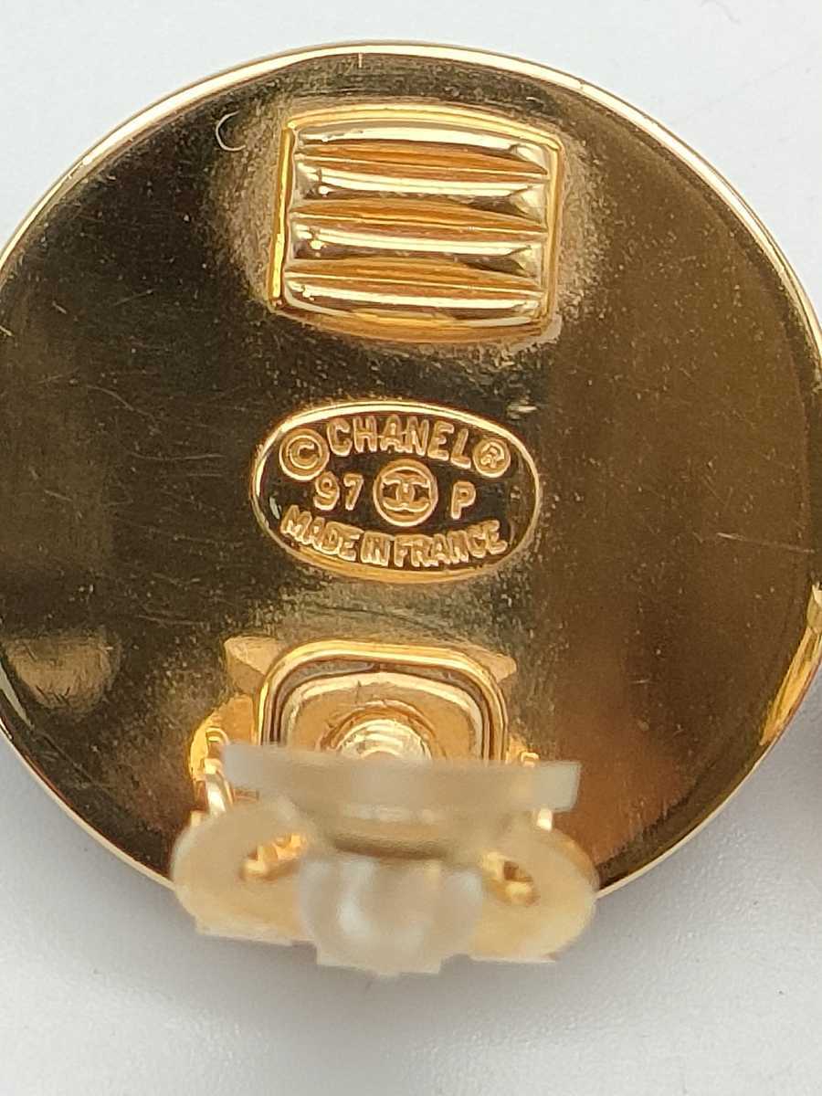 1円〜 CHANEL シャネル イヤリング ターンロック ココマーク 97 P