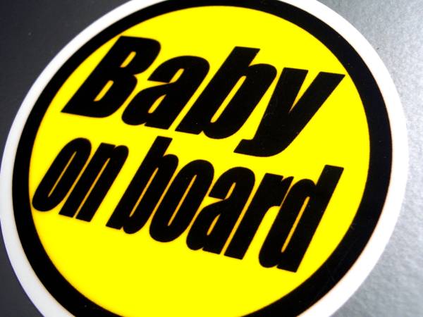 BC* желтый BABY on board стикер B*10cm размер * машина младенец ..... baby BABY IN CAR симпатичный * водостойкий наклейка american 