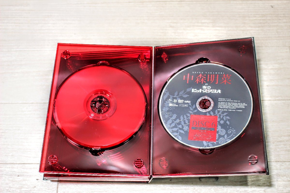 AS-0724 中森明菜 IN 夜のヒットスタジオ 1982~1984 DVD 6枚組 DVD