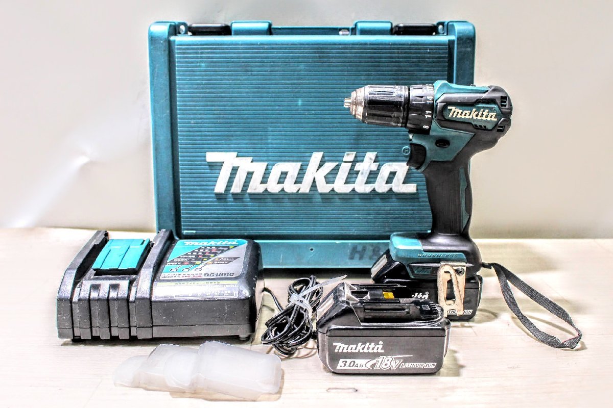 AS-0647 MAKITA マキタ 18V 充電式ドライバドリル DF483D バッテリー2