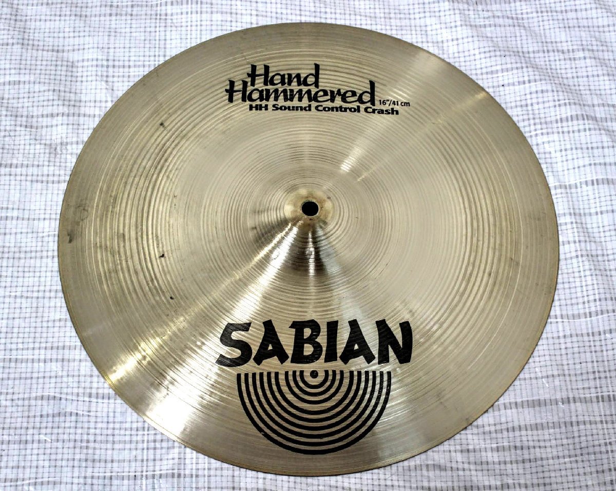 HT-0146 SABIAN Hand Hammered HH サウンドコントロールクラッシュ 16