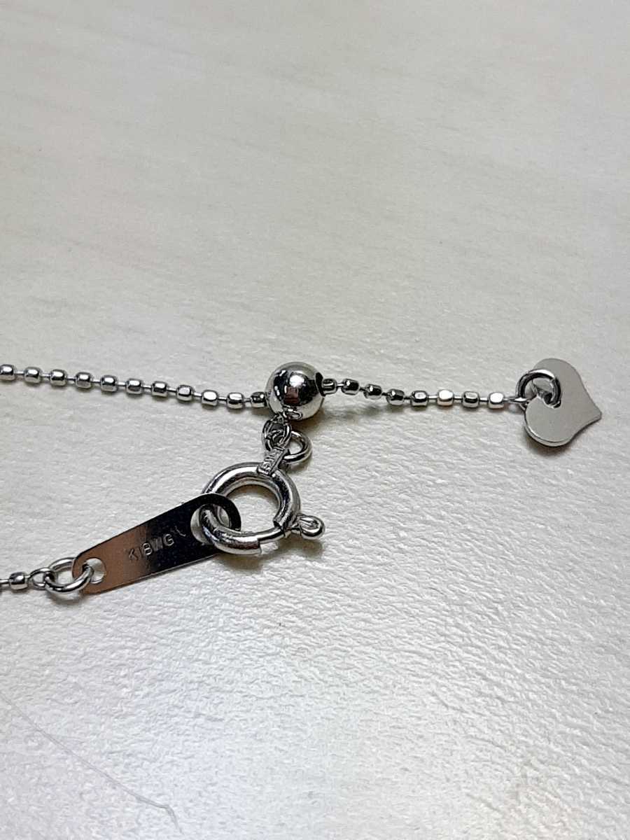 K18WG☆天然ダイヤ0.50ct☆ネックレス45mm ペンダント☆3 | www.bauen