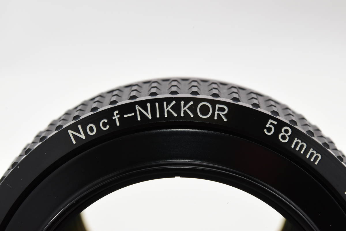 最先端 Super RARE Nocf Nikon Noct-Nikkor 58mm f1.2 Ai-s Ais MF