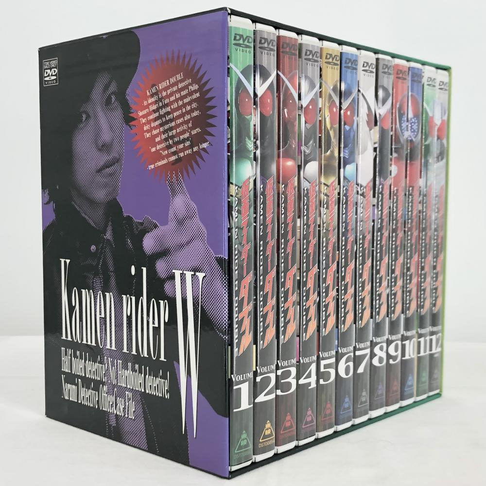 【中古】仮面ライダーW 全12巻DVDセット(収納BOX付き)