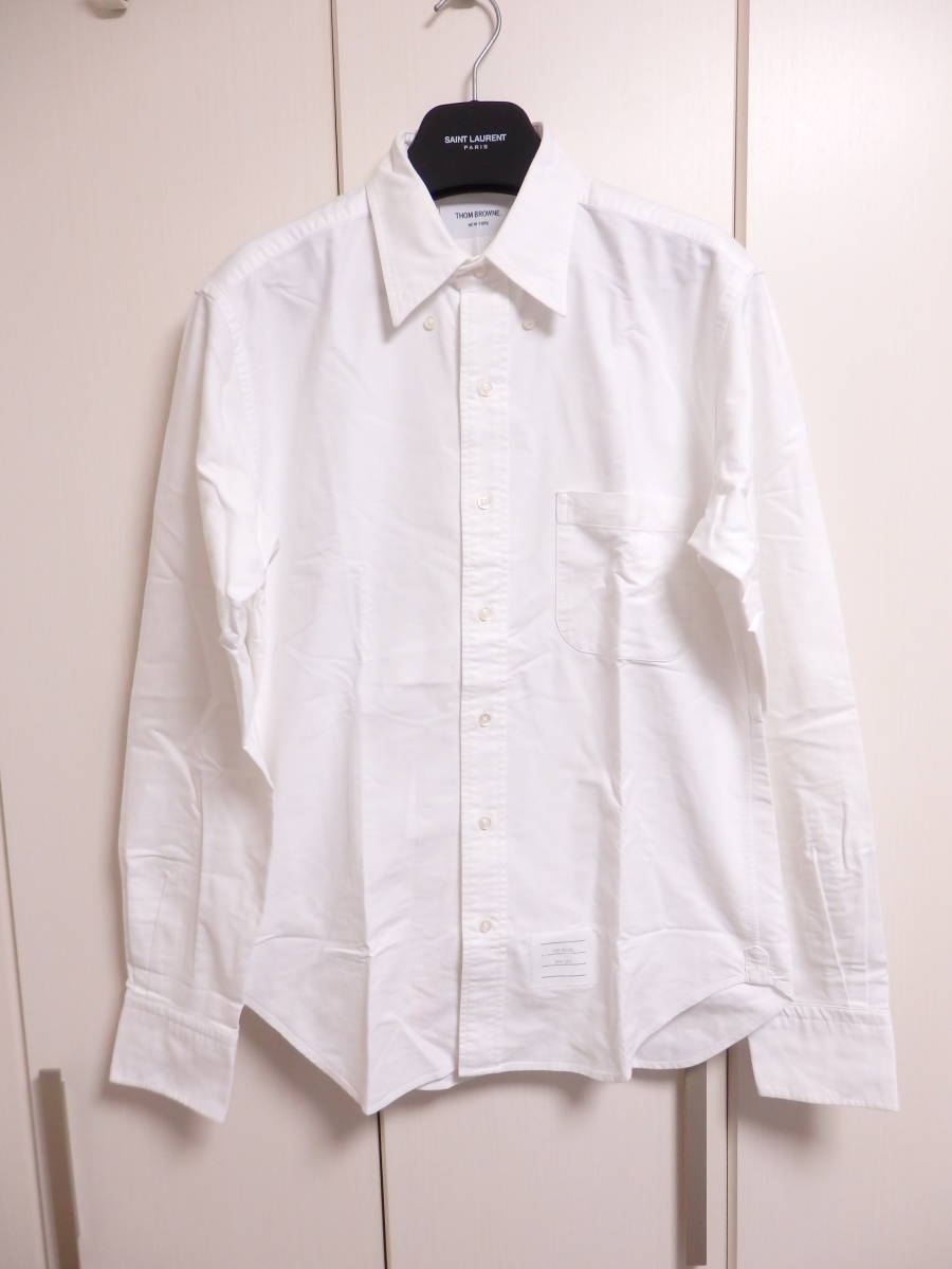 トムブラウン THOM BROWNE 長袖 シャツ ボタンダウンシャツ オックスフォード 白 3 MWL001AW5259 A0155A42950 ZZOTZOKK トムブラウン THOM BROWNE 長袖 シャツ ボタンダウンシャツ オックスフォード 白 3 MWL001AW5259 A0155A42950 ZZOTZOKK