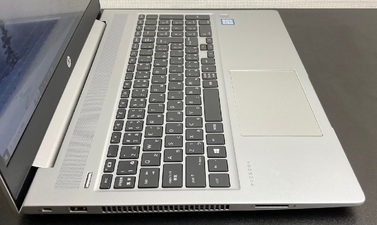 1円～ ●HP PROBOOK 450 G6 / Core i5 8265U 1.60GHz / メモリ8GB / NVMe SSD 256GB / 15.6型 フルHD / Windows10 Pro 64bit / 6VC14AV_画像8