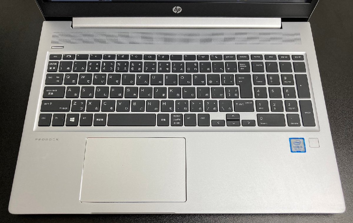 1円～ ●HP PROBOOK 450 G6 / Core i5 8265U 1.60GHz / メモリ8GB / NVMe SSD 256GB / 15.6型 フルHD / Windows10 Pro 64bit / 6VC14AV_画像6