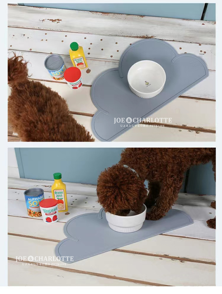 【2枚】シリコン製ランチョンマット 食事マット ペット餌皿用 犬猫 離乳食用品の画像8